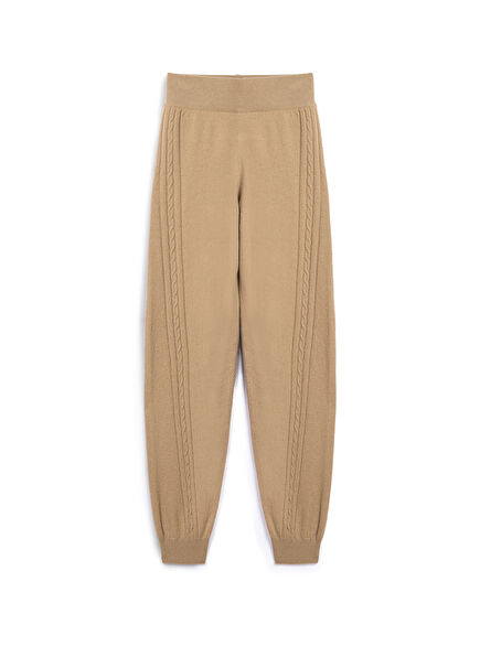 Snug Camel Cashmere Trousers