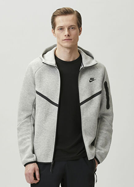 Grey Hooded Sweatshirt