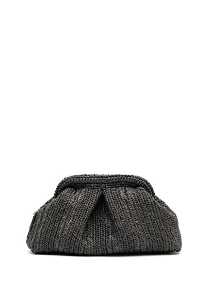 Purple Black Women's Handbag