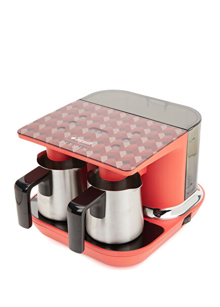 Kırmızı Türk Kahvesi Makinesi