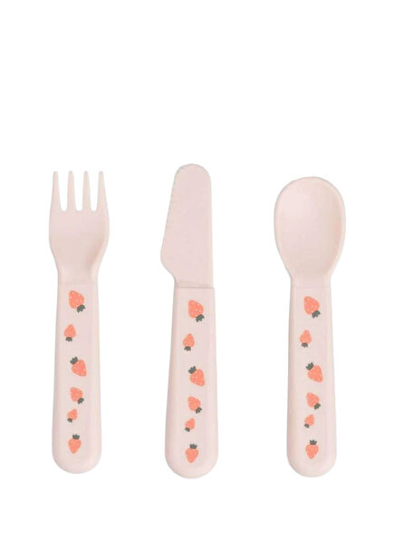 Farm Pink Unisex Kids Cutlery Set