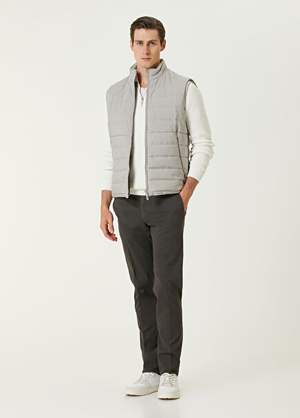Slim Fit Grey Pants