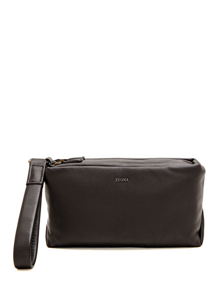 Koyu Kahverengi Erkek Deri El Portföyü