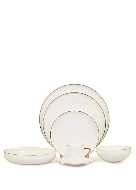 Sufi Gold 132 Piece Dinnerware Set