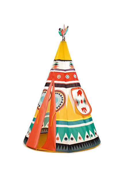 Renkli Kızılderili Çadırı