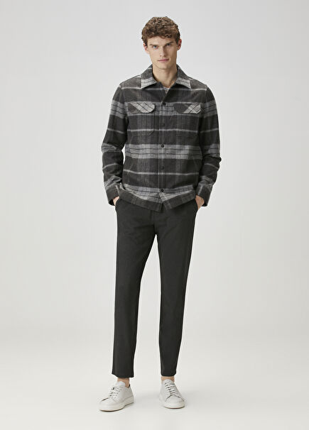 Anthracite Waist Corded Trousers