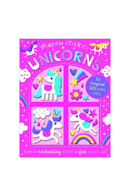Window Stickies Unicorns Activity Book