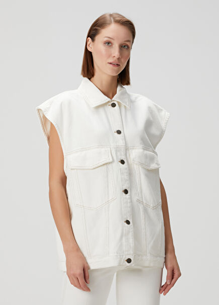 White Denim Jacket
