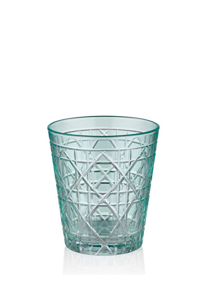 Gloria Turquoise Glass Whiskey Glass
