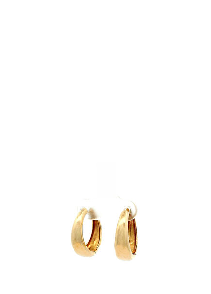 Gilda Goldens Strained Hoop Women's Gold Earrings