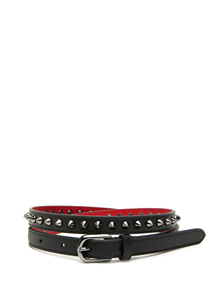 Cabata Black Womens Leather Belt