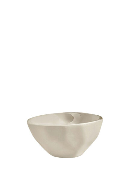 Ceramic Beige Bowl 12 cm