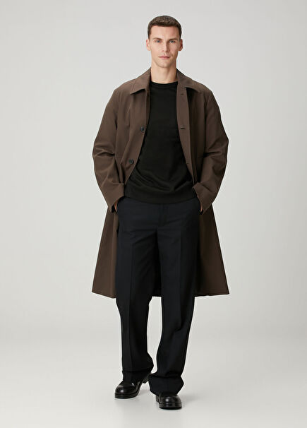 Panvel Black Wool Pants