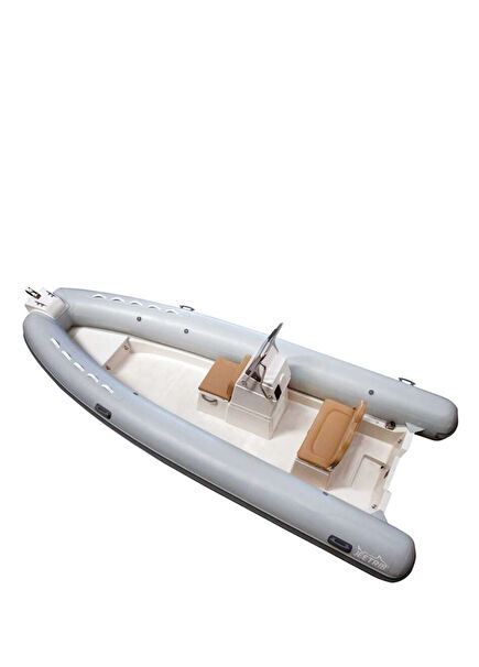JR-F-545-SC Fiber Bottom Inflatable Boat with Seating Group and Console