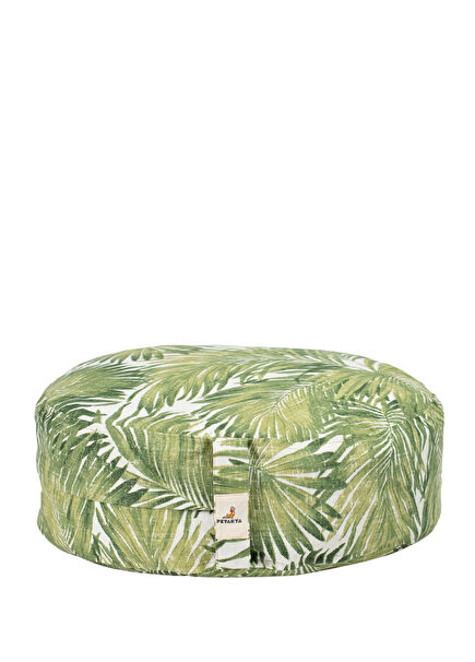 Zafu Tropical Buckwheat Hull Filled Meditation Cushion