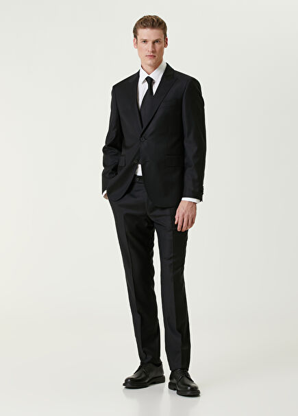 Black Wool Suit