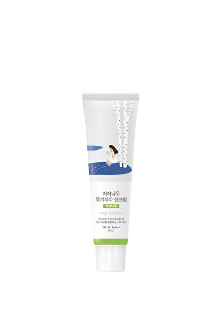 Birch Juice Mild-Up Sunscreen Cilt Tonu Eşitleyici Nemlendirici Huş Ağacı Özlü Mineral Güneş Kremi 50 ml