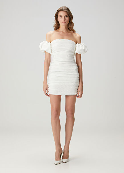 Bernadette White Mini Cocktail Dress