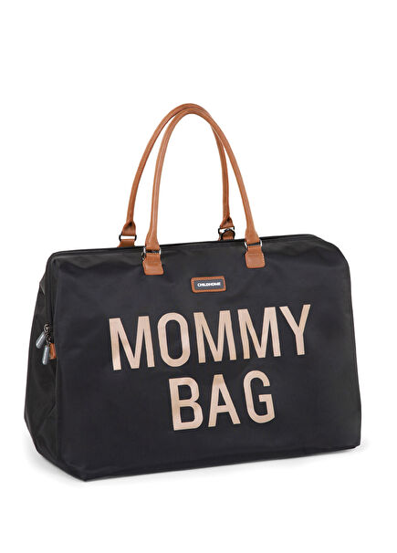 Siyah Gold Mommy Bag Anne Bebek Bakım Çantası
