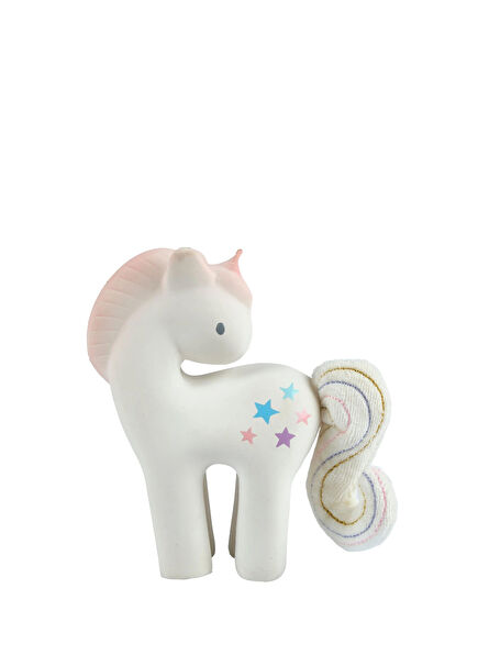 Cotton Candy Unicorn Kauçuk Diş Kaşıyıcı ve Banyo Oyuncağı