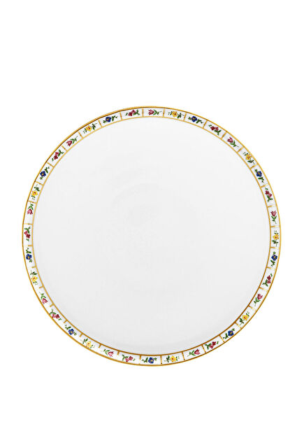 Grecque Mille Fleurs Porselen Yuvarlak Servis Tabağı 32,8 cm