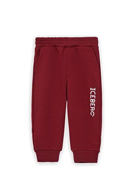 Kırmızı Erkek Bebek Eşofman Altı