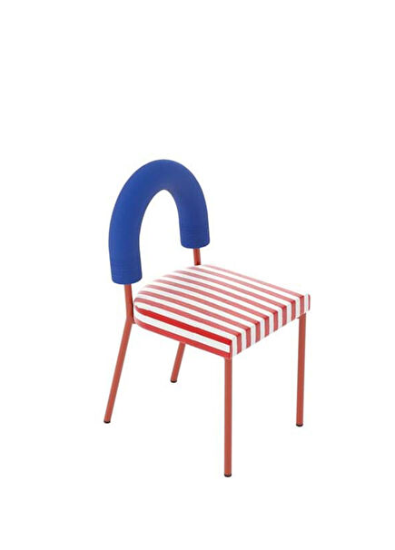 Zazi Pamuk Döşemeli Metal Sandalye