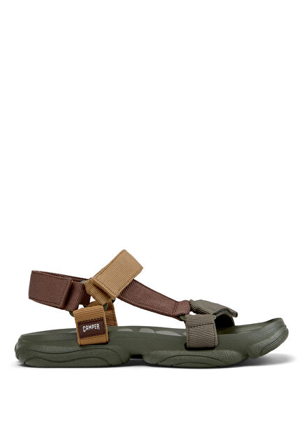 Karst Sandal Kahverengi Yeşil Erkek Spor Sandalet K101048-006