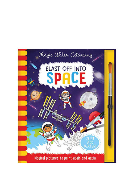 Blast Off Into Space Çocuk Yabancı Dil Boyama Kitabı