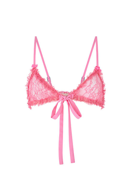 Pink Lace Bra