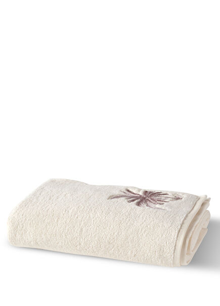 Koena Palm Ecru Bath Towel 90x160 cm