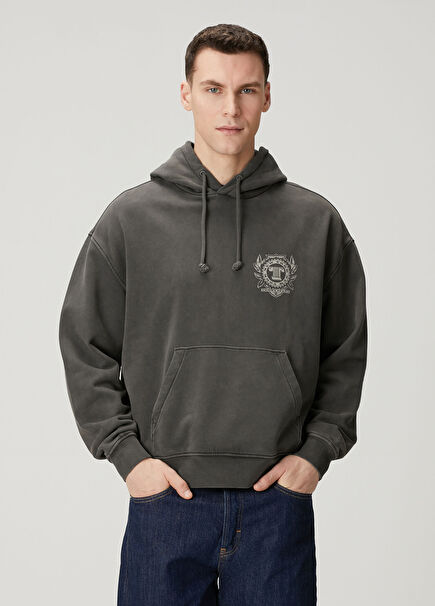 Anthracite Hooded Sweatshirt