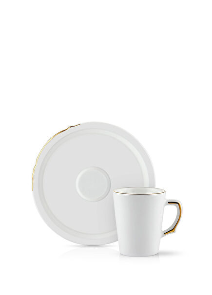 Istanbul Artifact 2-Piece Gold Turkish Coffee Set