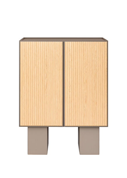 Ryan Grey Oak Cabinet Sideboard