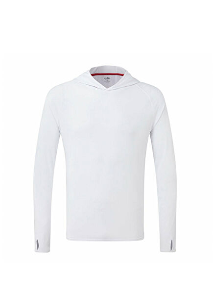 UV TEC Kapüşonlu Beyaz Erkek İçlik