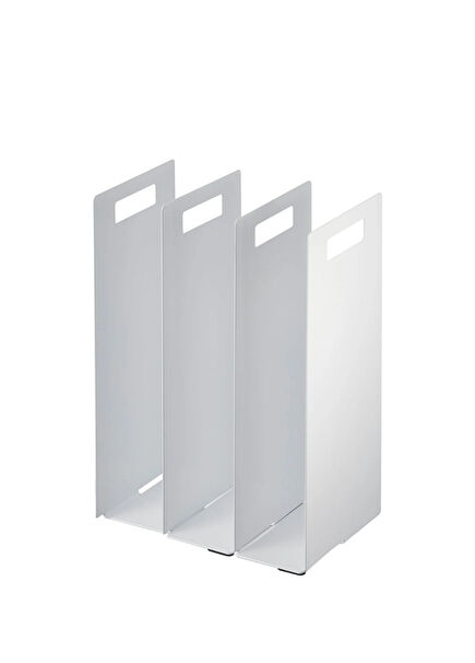 Tower Beyaz Çelik 2'li Havlu Düzenleyici Seti