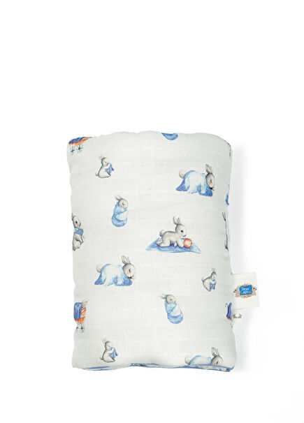 Bébé Lapin Blue Cylinder Breastfeeding Arm Support Pillow