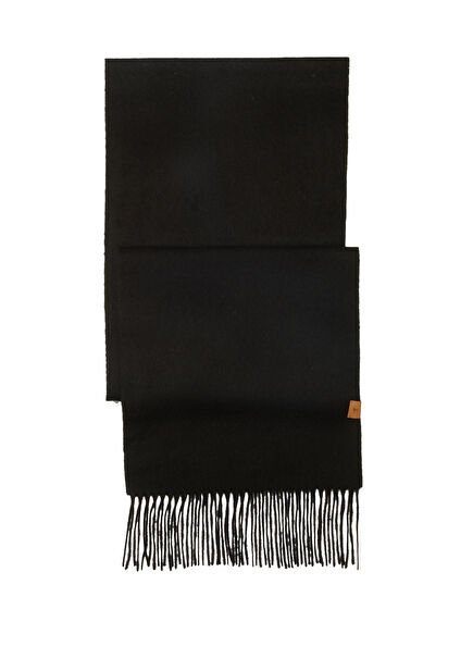 Black Men's Cashmere Scarf