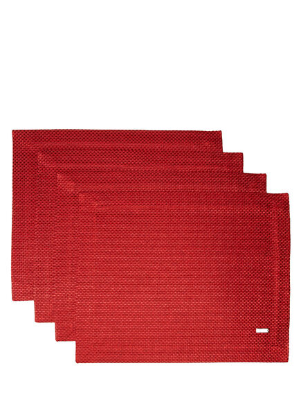 Red 4-Pieces American Serving Se