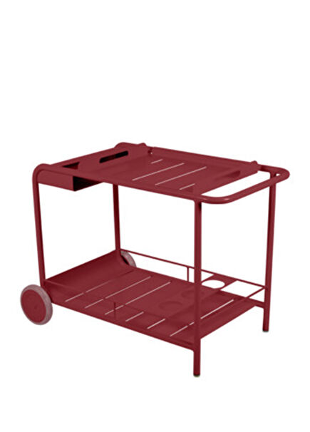 Luxembourg Dark Red Bar Service Table