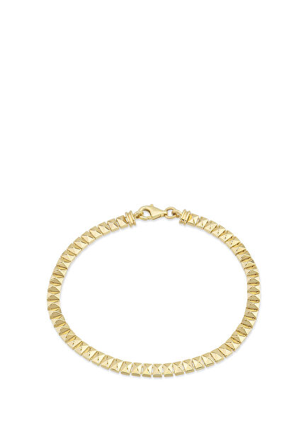 Vertex 14K Yellow Gold Women's Bracelet