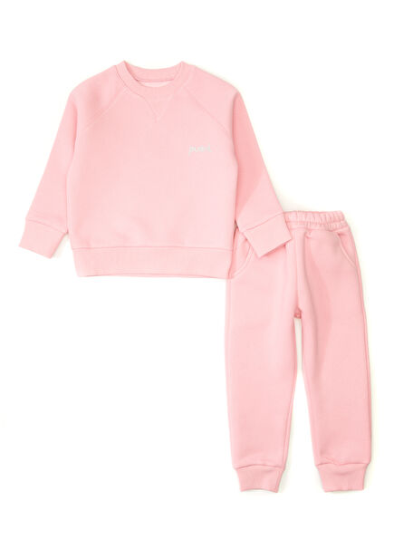 Light Pink Raising Children's Tracksuit Set