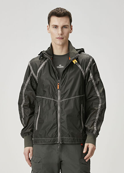 Khaki Hooded Coat