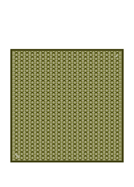 Minimal Pattern Twill Silk Women's Scarf