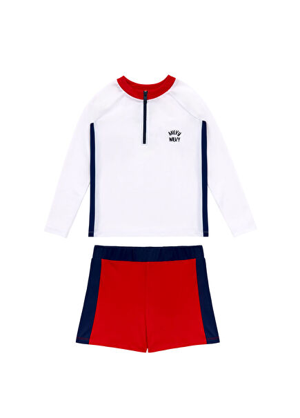 Surf Set Uzun Kollu Erkek Çocuk Mayo