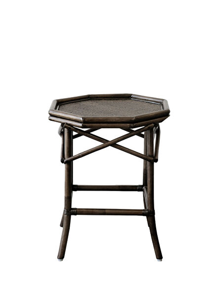 Classy Dark Brown Rattan Coffee Table