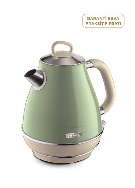 Vintage Yeşil Su Isıtıcı 1,7 lt