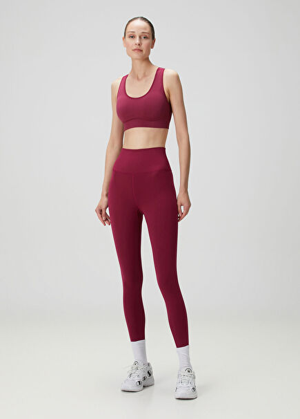 Aria Seamless Bordeaux Kadın Bra Spor Sütyeni