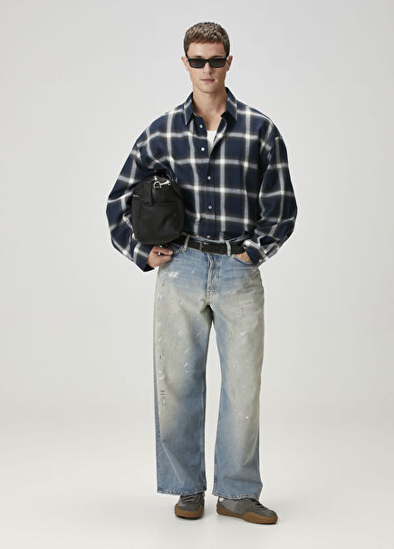 Açık Mavi Organik Pamuk Jean Pantolon