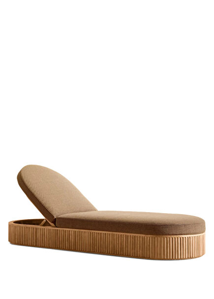Hera Wooden Sun Lounger
